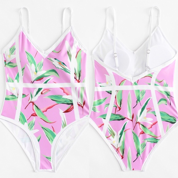 Lulus Other - 🆕Feminine pink Lilly one piece swim suit